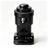 Black 120mm Burr Coffee Grinder Front View