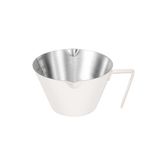 Carrottimes 3.4OZ/100ml Stainless Steel Espresso Measuring Cups White