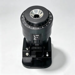 Black 120mm Burr Coffee Grinder Front View