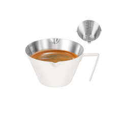Tazas de café expreso Carrottimes blancas de 100 ml