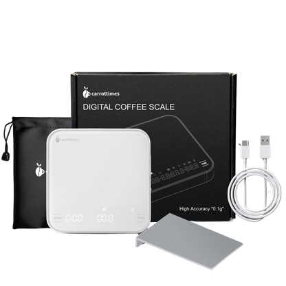 Electronic Coffee Scale + Espresso Measuring Cup Bundle