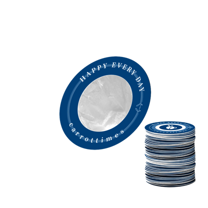 Eco-friendly Disposable Espresso Coffee Filters 50pcs (Blue)