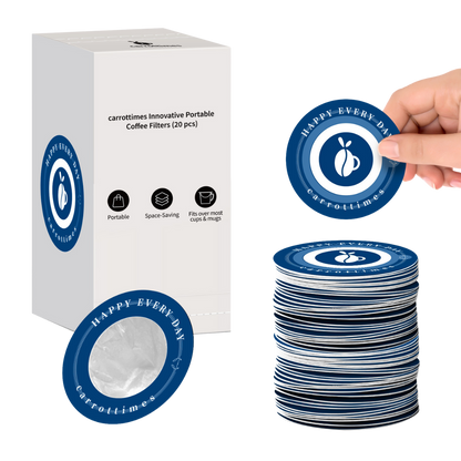 Eco-friendly Disposable Espresso Coffee Filters 20pcs (Blue)