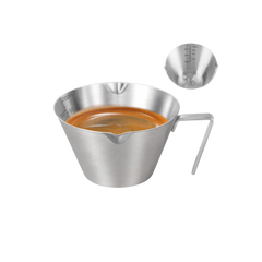 Tazas de café expreso Carrottimes plateadas de 100 ml