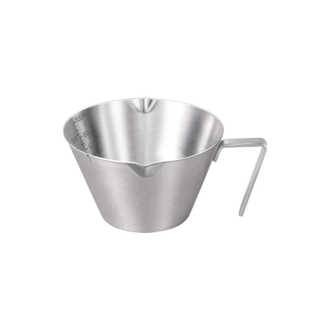 Tazas de café expreso Carrottimes plateadas de 100 ml