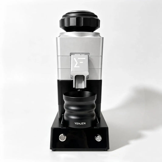 Yarramate YEH-83C 83mm conical burr espresso grinder front view