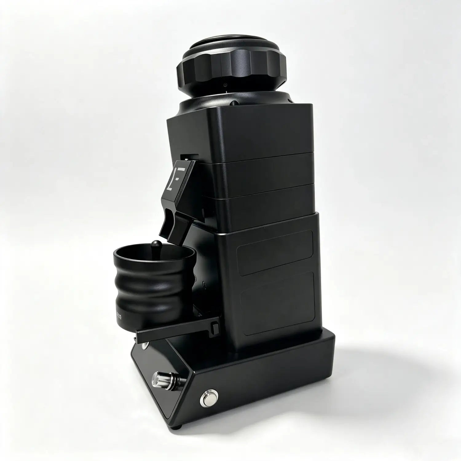Yarramate YEH-83C 83mm conical burr espresso grinder side view